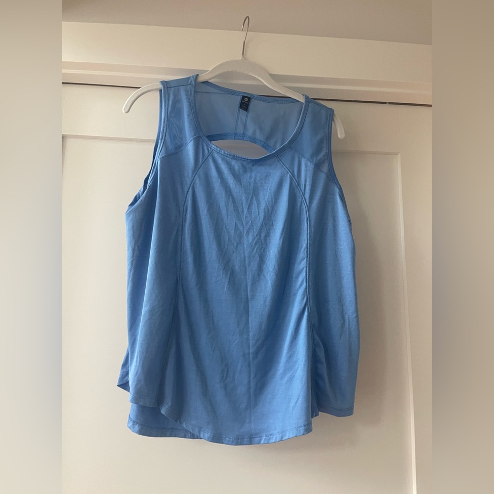 90 Degree By Reflex Light Blue Tank Top